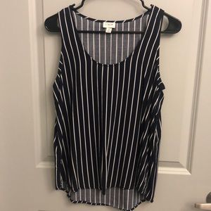 Striped Sleeveless Blouse J. Crew